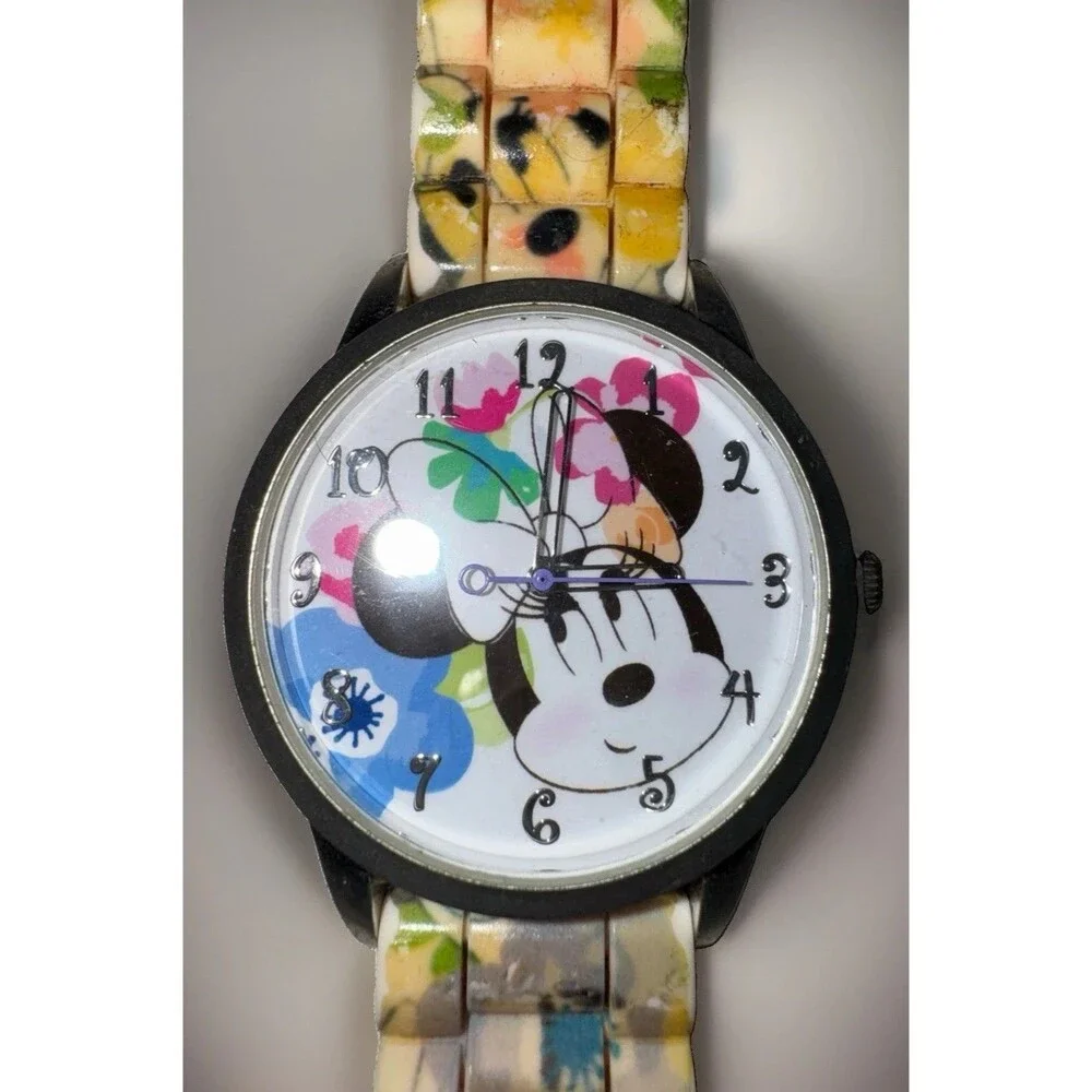 Disney Minnie Mouse Watch With Silicone Band